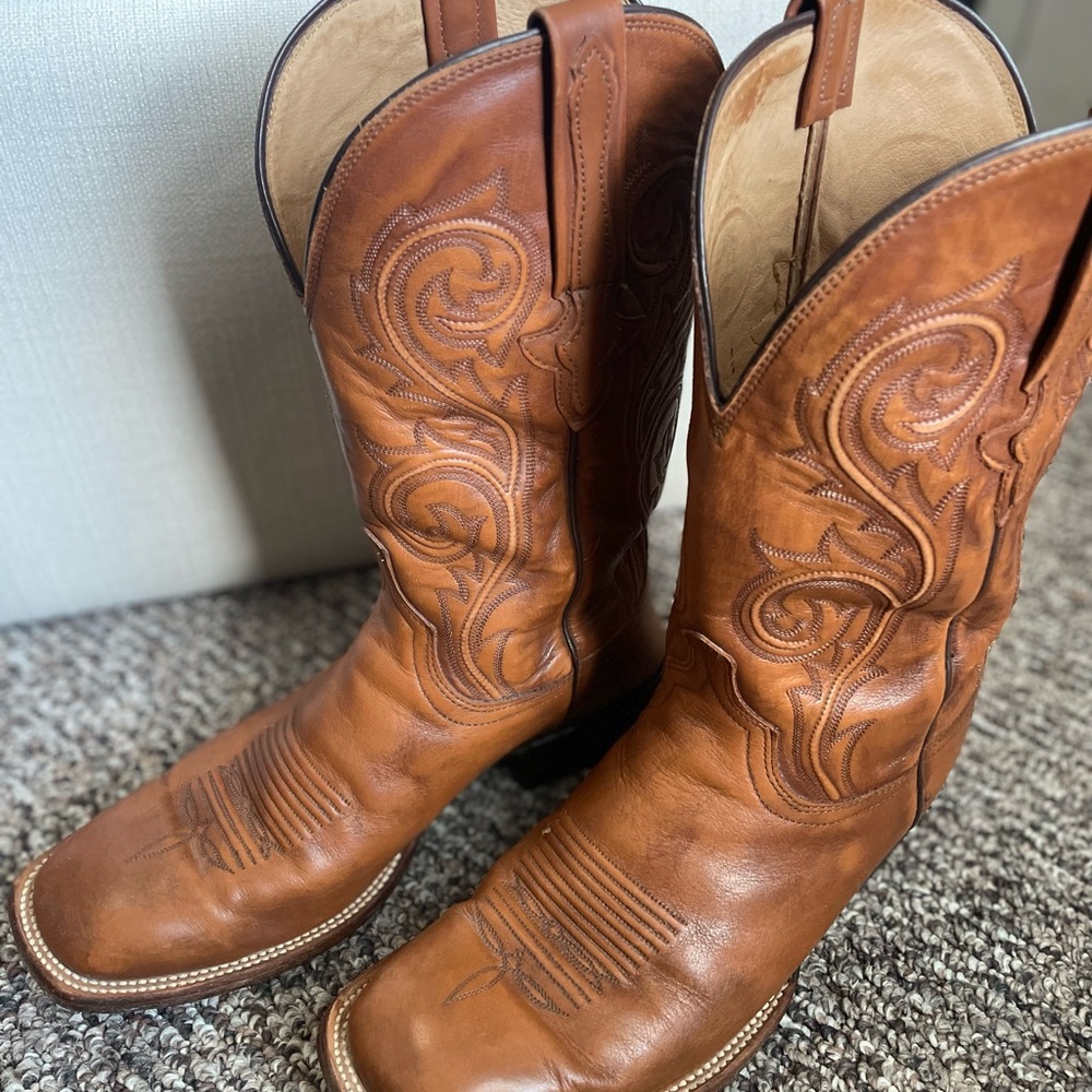 Lucchese Men's Brown Western Boots